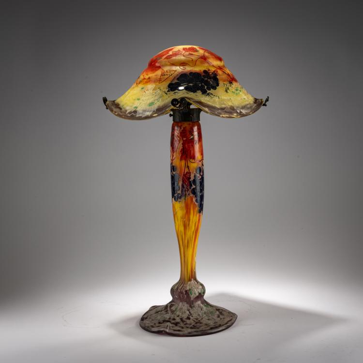 Bild 3 zu Objekt, Table lamp 'Vigne et Escargot', c. 1904, Henri Berg&eacute;, Daum Fr&egrave;res, Nancy, 