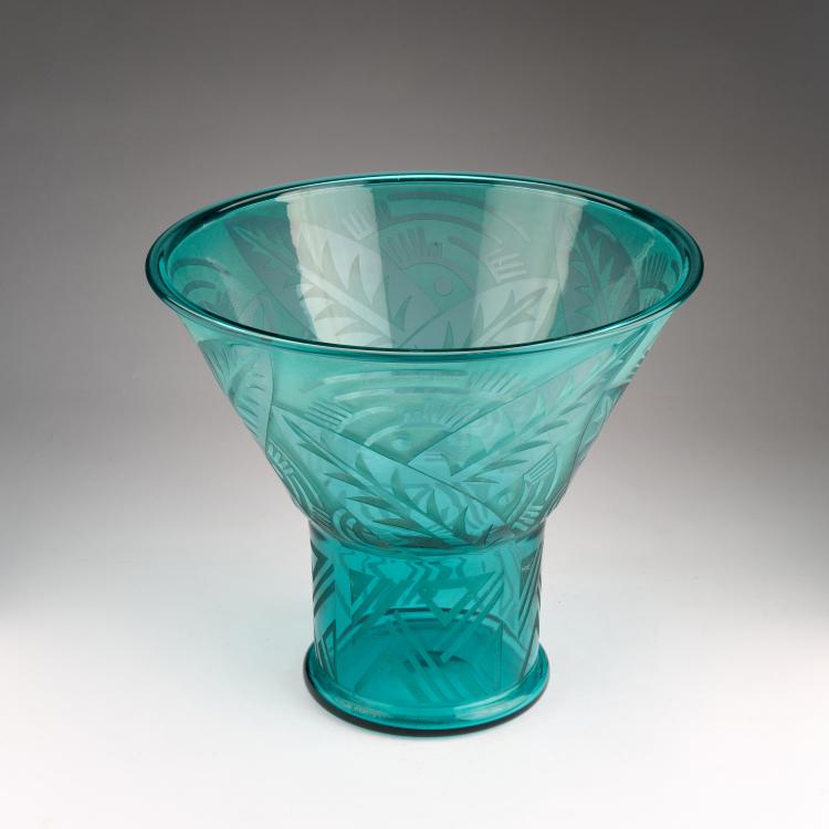 Bild 1 zu Objekt, Vase 'Pal&eacute;tuviers', c. 1930, Daum Fr&egrave;res, Nancy, 182A 68