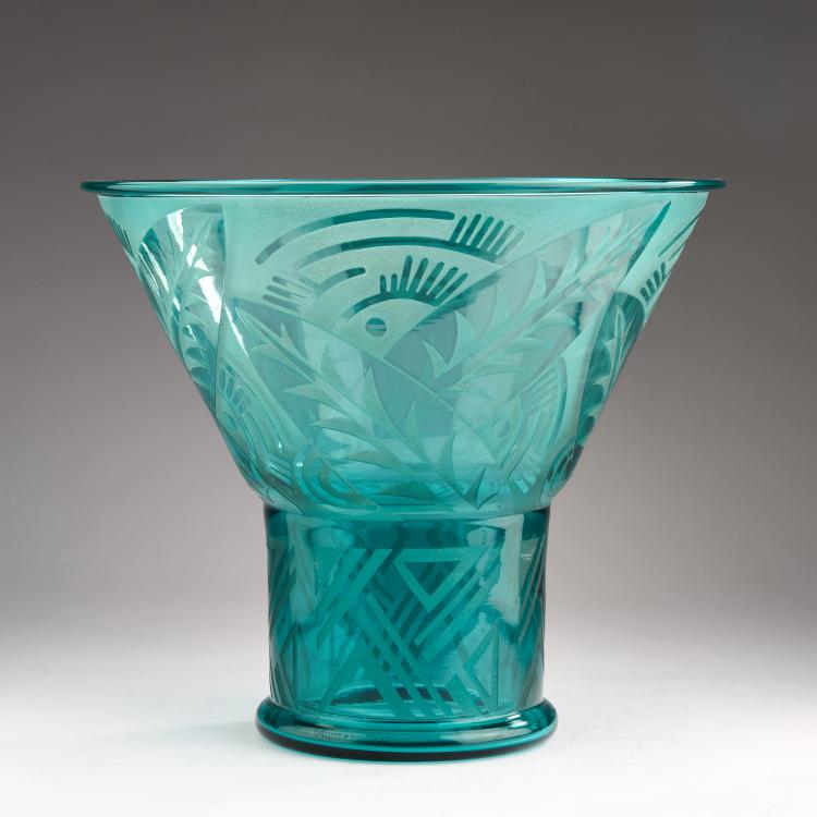 Bild 2 zu Objekt, Vase 'Pal&eacute;tuviers', c. 1930, Daum Fr&egrave;res, Nancy, 182A 68