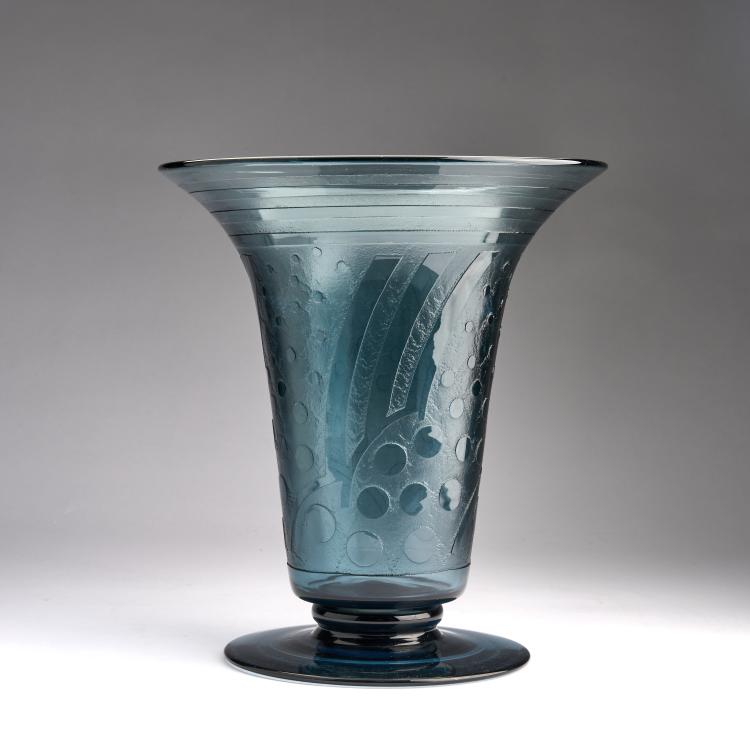 Bild 2 zu Objekt, Vase 'Rubans et Bulles', c. 1930, Daum Fr&egrave;res, Nancy, 182A 69