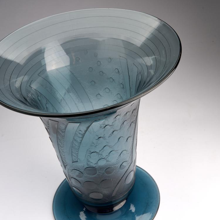 Bild 3 zu Objekt, Vase 'Rubans et Bulles', c. 1930, Daum Fr&egrave;res, Nancy, 182A 69