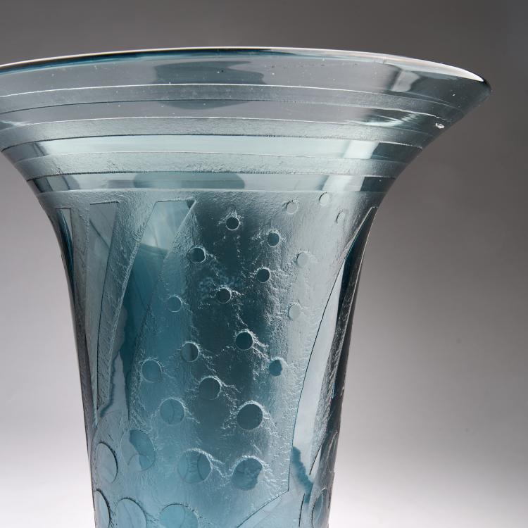 Bild 4 zu Objekt, Vase 'Rubans et Bulles', c. 1930, Daum Fr&egrave;res, Nancy, 182A 69