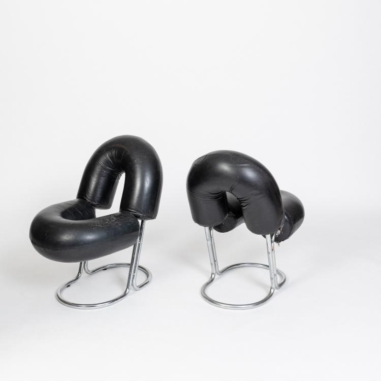 Bild 2 zu Objekt, Zwei St&uuml;hle 'Zevi', um 1965 (Entwurf), Renato Zevi, Zevi, Renato, Mailand / Milan, 182C 868