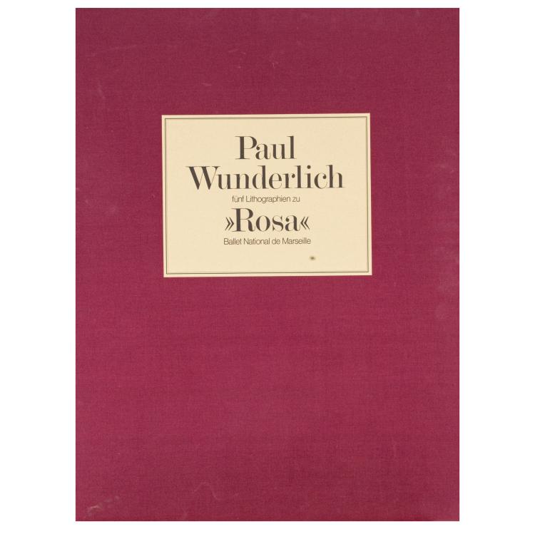 Hauptbild zu Objekt, Portfolio 'Rosa', 1981, Paul Wunderlich, Edition Volker Huber, Offenbach am Main, 183C 939