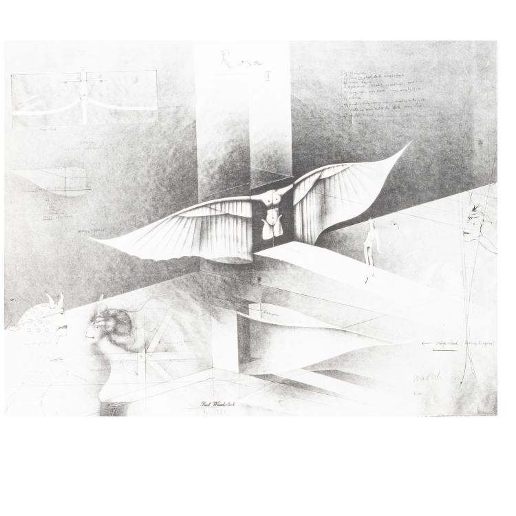 Bild 2 zu Objekt, Portfolio 'Rosa', 1981, Paul Wunderlich, Edition Volker Huber, Offenbach am Main, 183C 939