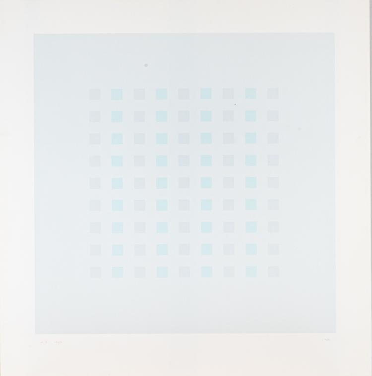 Hauptbild zu Objekt, Portfolio mit Geometrischen Kompositionen, 1972, Antonio Calderara, 183C 925