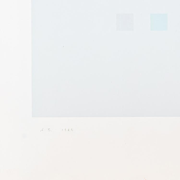 Bild 1 zu Objekt, Portfolio mit Geometrischen Kompositionen, 1972, Antonio Calderara, 183C 925