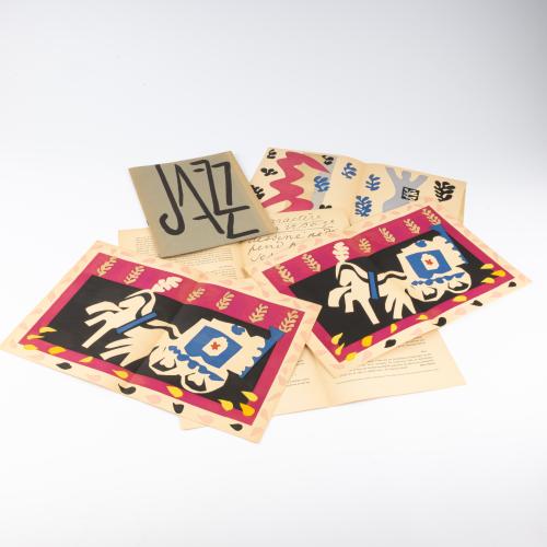 Prospekt für 'Jazz' mit 3 Pochoirs, 1947