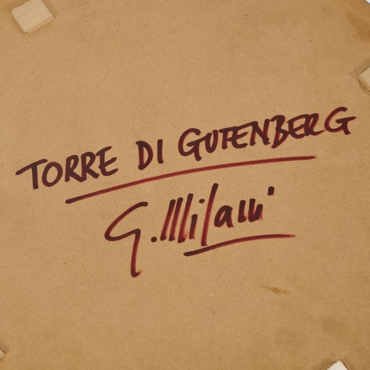 Bild 2 zu Objekt, Skulptur 'TORRE DI GUTENBERG', 1997, Giorgio Milani, 183C 838