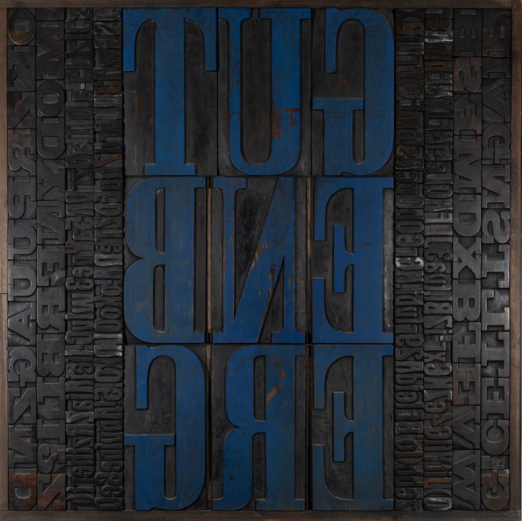 Hauptbild zu Objekt, 'Hommage an Gutenberg', 2000, Giorgio Milani, 183C 839