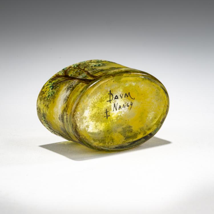 Bild 2 zu Objekt, Salt cellar 'Paysage en Et&eacute;', c. 1903-05, Daum Fr&egrave;res, Nancy, 182A 23