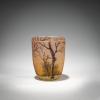 Miniature vase 'Crépuscule neige' - 'Hiver', c. 1902