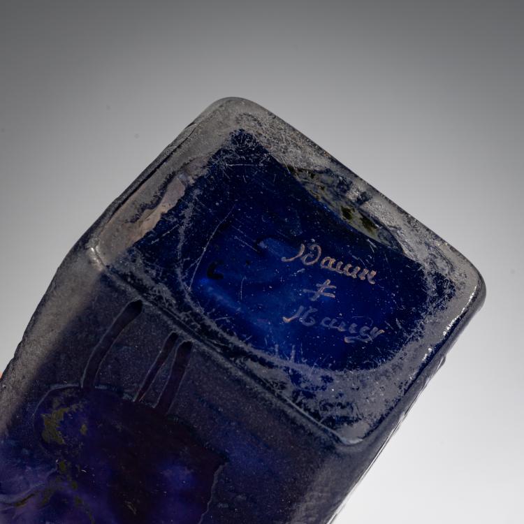 Bild 3 zu Objekt, 'Violettes' Vase, 1905-10, Daum Fr&egrave;res, Nancy, 182A 27