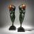 Two figurative table lights 'Odalisque', c. 1930