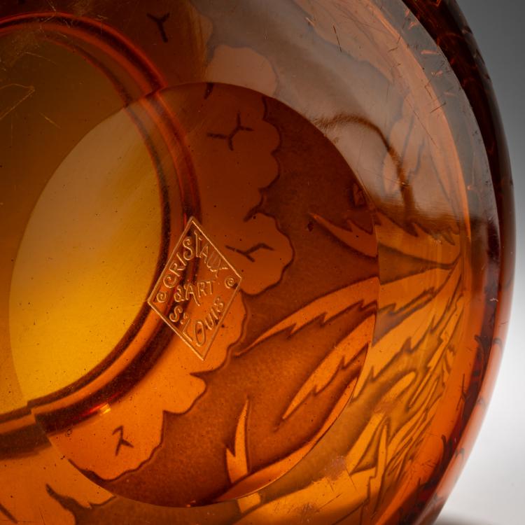 Bild 3 zu Objekt, Vase 'Chasse', um 1930, St. Louis, Cristallieries de, 182A 185
