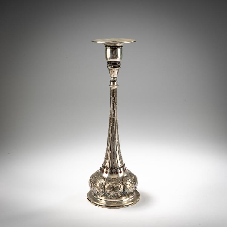 Hauptbild zu Objekt, Candlestick, c. 1910, Bruckmann & S&ouml;hne, Heilbronn, 182A 430