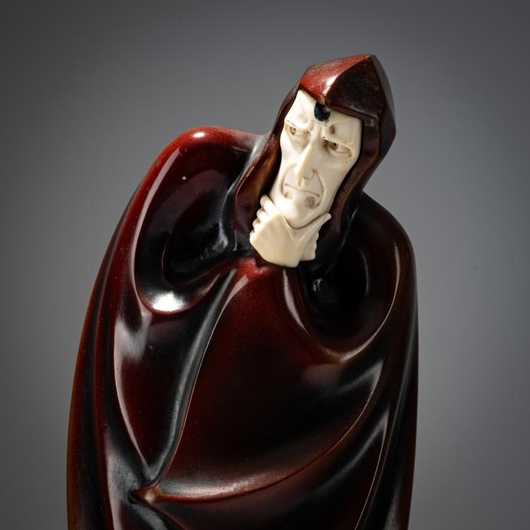 Bild 1 zu Objekt, Chryselephantine figurine 'Mephisto', c. 1928, Roland Paris, 182A 282