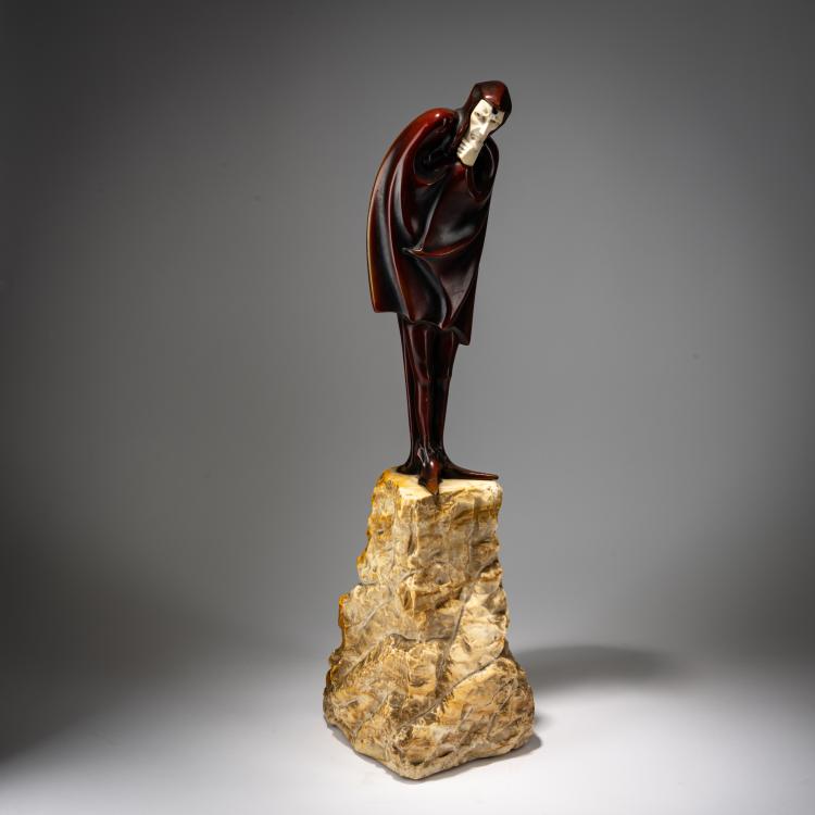 Bild 2 zu Objekt, Chryselephantine figurine 'Mephisto', c. 1928, Roland Paris, 182A 282