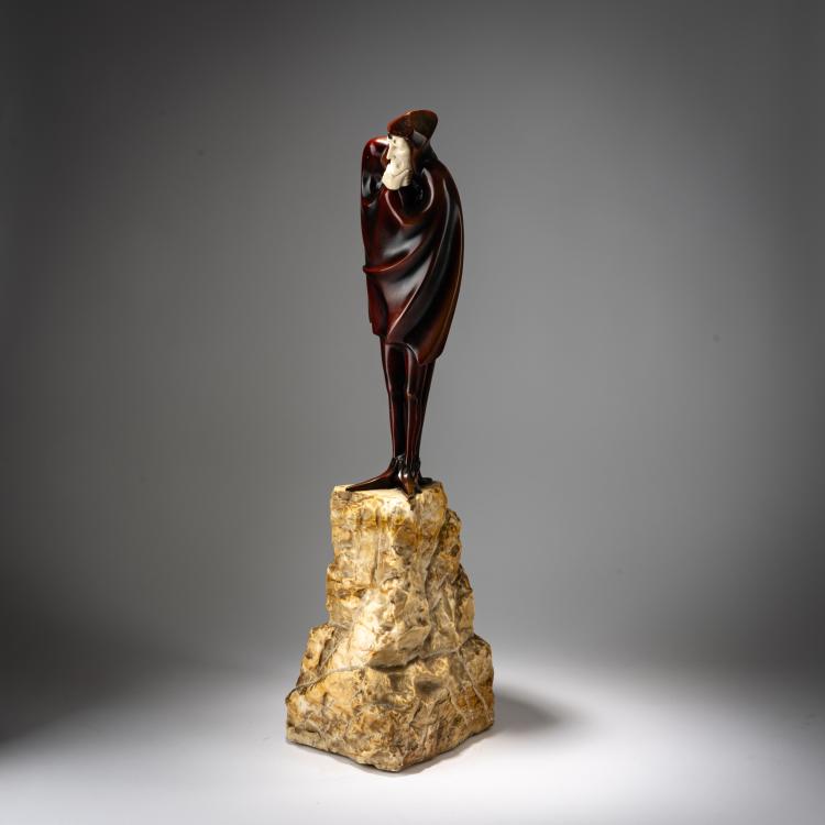 Bild 4 zu Objekt, Chryselephantine figurine 'Mephisto', c. 1928, Roland Paris, 182A 282