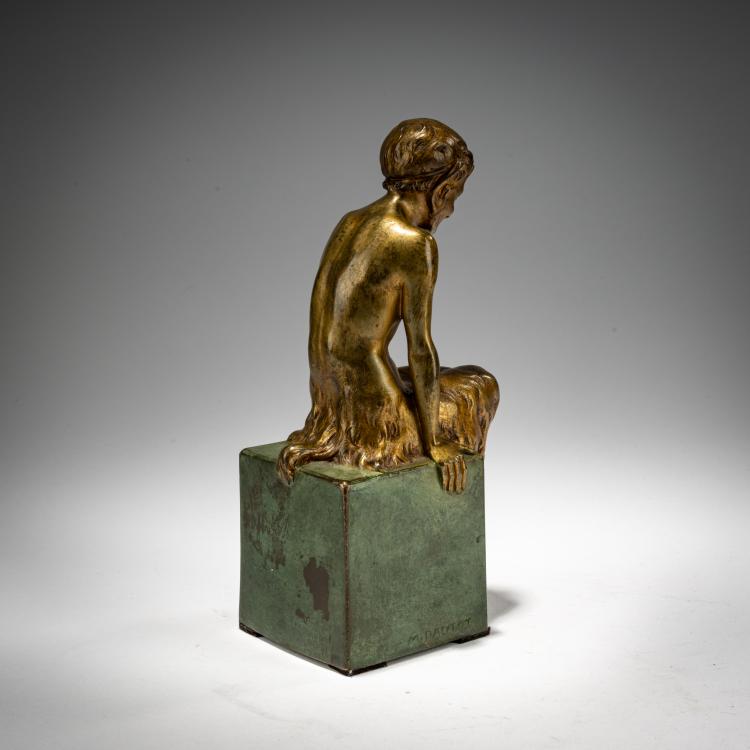Bild 3 zu Objekt, Bronzefigur 'Satyr', um 1920, Marcel Pautot, 182A 283