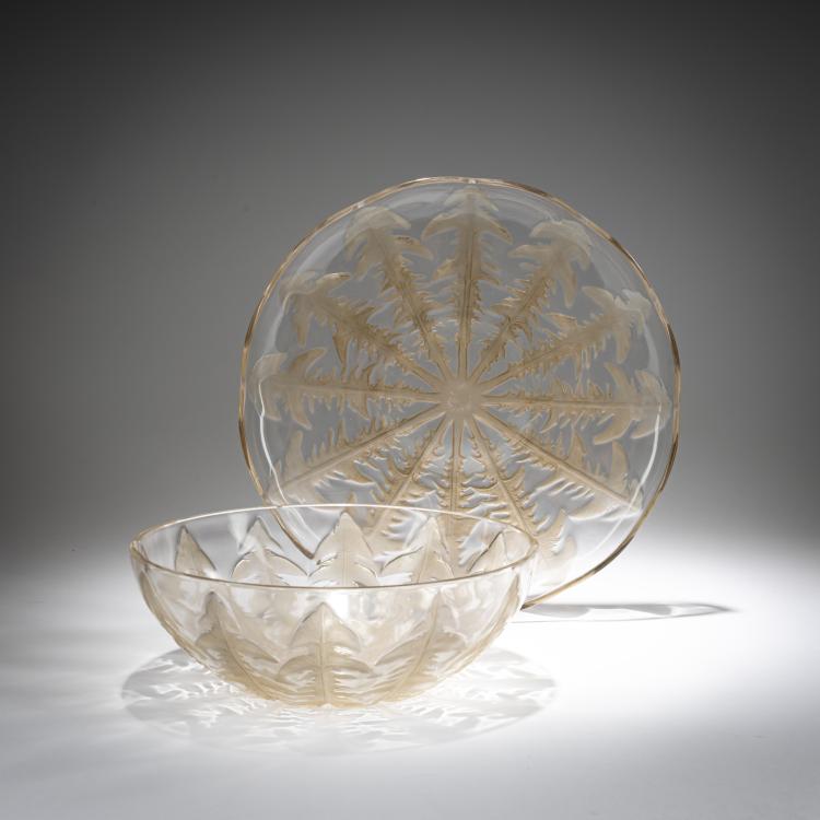 Hauptbild zu Objekt, Schale und Unterteller 'Pissenlit', 1921, Ren&eacute; Lalique, Lalique, Wingen-sur-Moder, 182A 146
