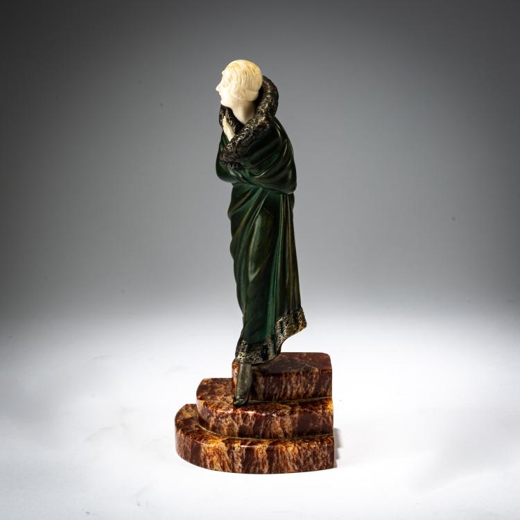Bild 3 zu Objekt, Chryselephantine Figurine 'Leaving the Opera', c. 1922, Dem&egrave;tre H. Chiparus, 182A 255