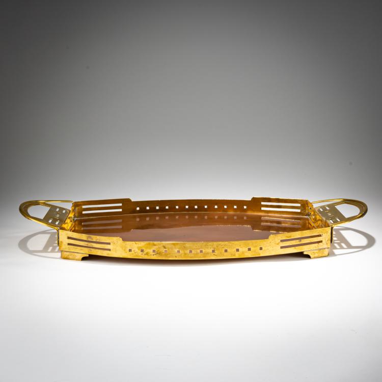 Bild 1 zu Objekt, Tray, c. 1900, Gustave Serrurier-Bovy, Serrurier-Bovy, Gustave, 182A 470