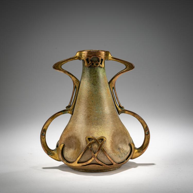 Hauptbild zu Objekt, Vase with handles, c. 1900, Frankreich / France, 182A 338