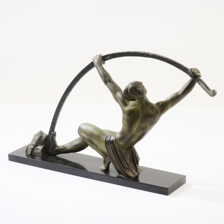 Bild 1 zu Objekt, Metal figure 'L'Age du Bronze', c. 1928, Dem&egrave;tre H. Chiparus, 182A 257