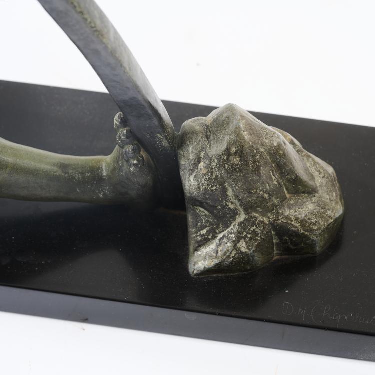 Bild 4 zu Objekt, Metal figure 'L'Age du Bronze', c. 1928, Dem&egrave;tre H. Chiparus, 182A 257