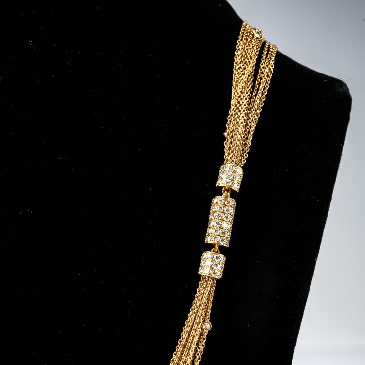 Bild 7 zu Objekt, Mehrreihiges Diamant-Collier, 1980, Binder, Paul, Z&uuml;rich / Zurich, 