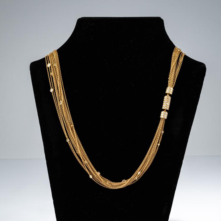 Bild 8 zu Objekt, Mehrreihiges Diamant-Collier, 1980, Binder, Paul, Z&uuml;rich / Zurich, 