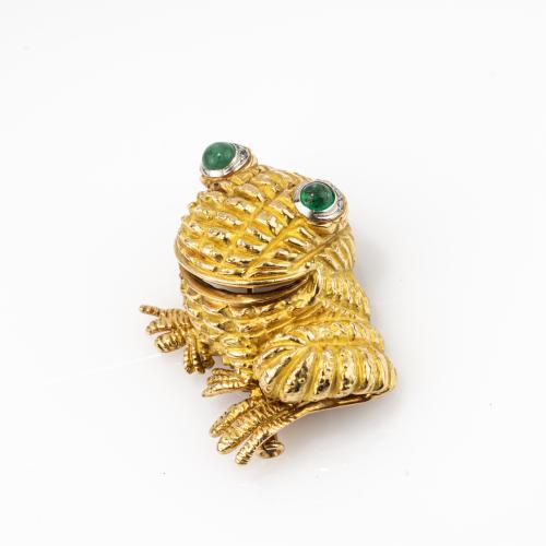 'Grenouille' brooch