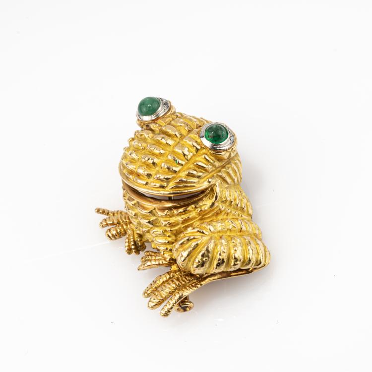 Hauptbild zu Objekt, 'Grenouille' brooch, Richards, Georges, Paris, 182D 1110