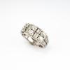Alliance ring with diamonds