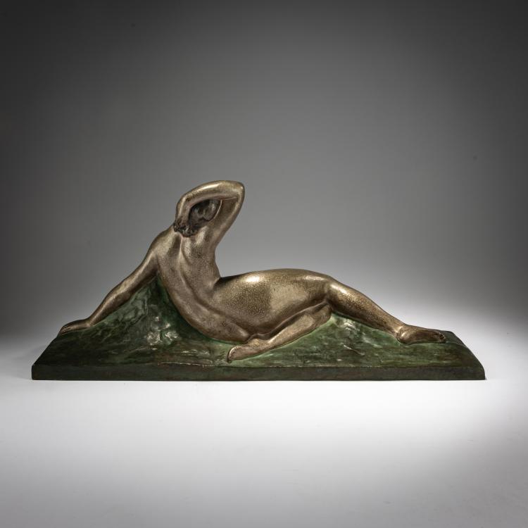 Bild 3 zu Objekt, Bronzefigur 'Liegende', 1930er Jahre, Amedeo Gennarelli, 182A 260