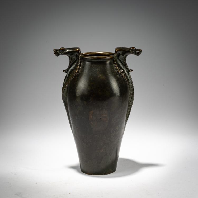 Hauptbild zu Objekt, Vase 'Serpents', um 1900, Charles-Eugene Thi&eacute;not, 182A 293