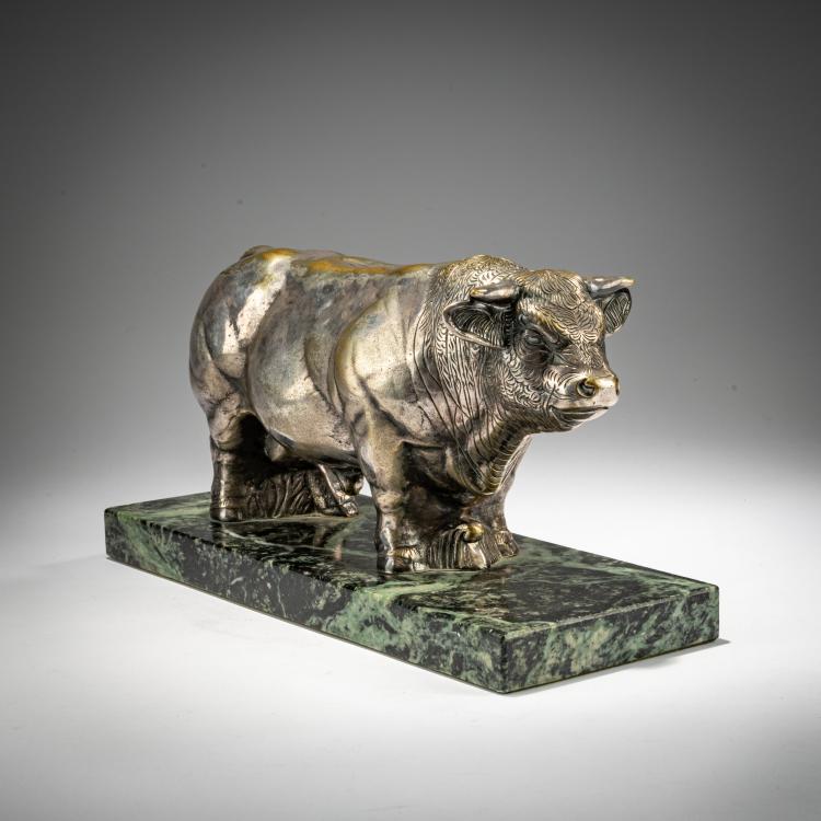 Bild 2 zu Objekt, Bronzefigur 'Ochse', um 1920, J. Laugerette, 182A 275