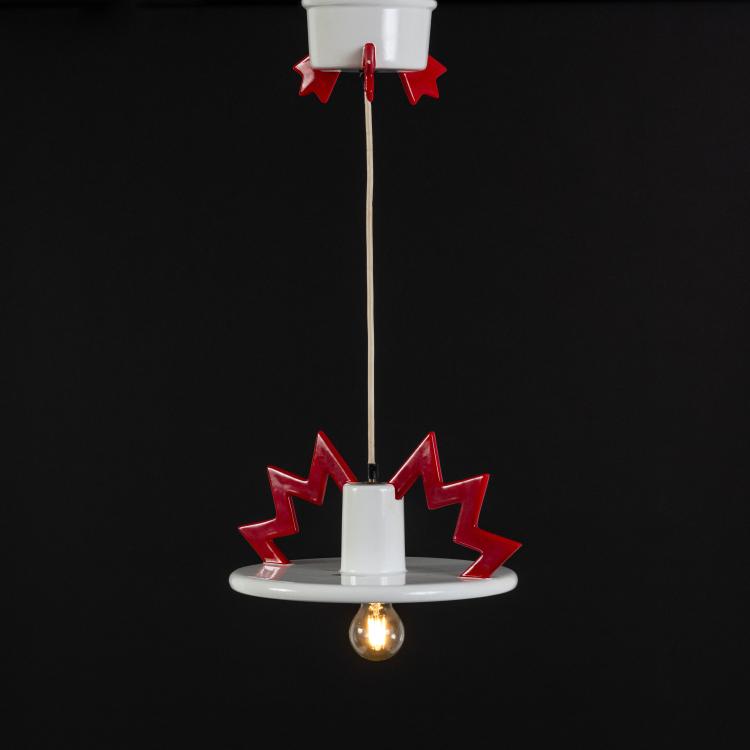 Hauptbild zu Objekt, Ceiling light 'Santa Fe', 1983 (design), Matteo Thun, Memphis, Mailand / Milan, 182B 721