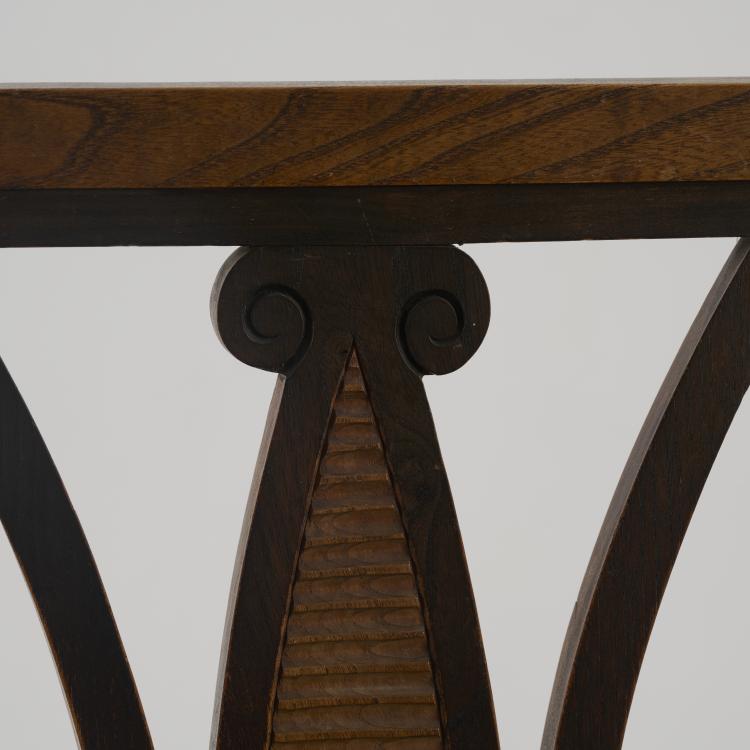Bild 1 zu Objekt, Armchair for the Third German Arts and Crafts Exhibition, Dresden, 1906, Bruno Paul, Vereinigte Werkst&auml;tten, M&uuml;nchen / Munich, 182A 323