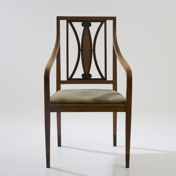 Bild 8 zu Objekt, Armchair for the Third German Arts and Crafts Exhibition, Dresden, 1906, Bruno Paul, Vereinigte Werkst&auml;tten, M&uuml;nchen / Munich, 182A 323