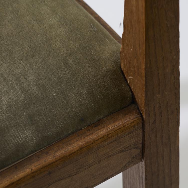 Bild 10 zu Objekt, Armchair for the Third German Arts and Crafts Exhibition, Dresden, 1906, Bruno Paul, Vereinigte Werkst&auml;tten, M&uuml;nchen / Munich, 182A 323