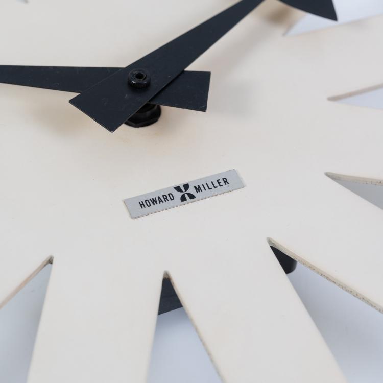 Bild 1 zu Objekt, Wall clock 'Asterisk', 1950 (design), George Nelson, Howard Miller Clock Co., Zeeland, 182B 555