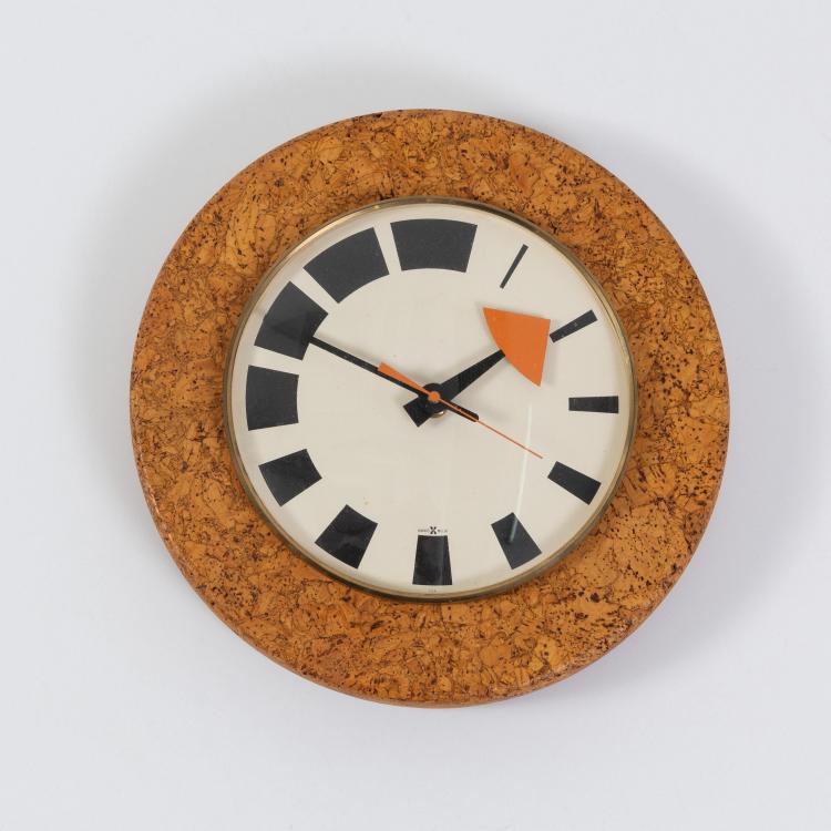 Hauptbild zu Objekt, Wall clock 'Cork', 1950s (design), George Nelson, Howard Miller Clock Co., Zeeland, 182B 556