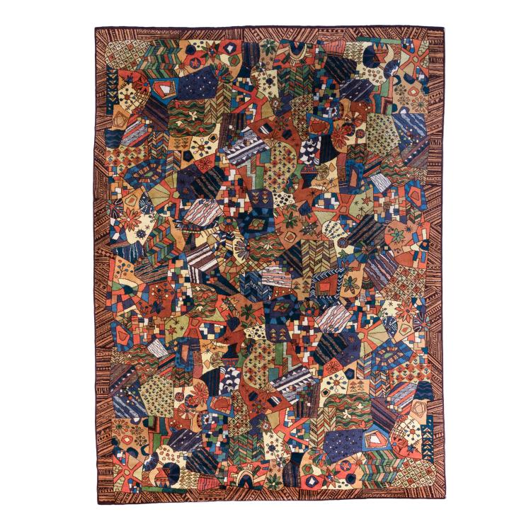 Hauptbild zu Objekt, Teppich, 1960er Jahre (Entwurf), Roberto Burle Marx (nach), Vorwerk, Wuppertal, 182C 965