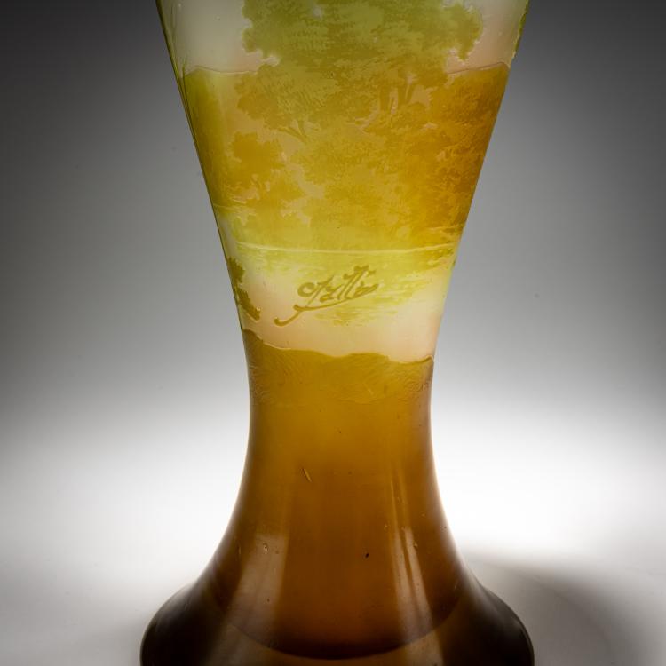 Bild 2 zu Objekt, Gro&szlig;e Vase 'Paysage', 1908-20, Gall&eacute;, Nancy, 182A 124
