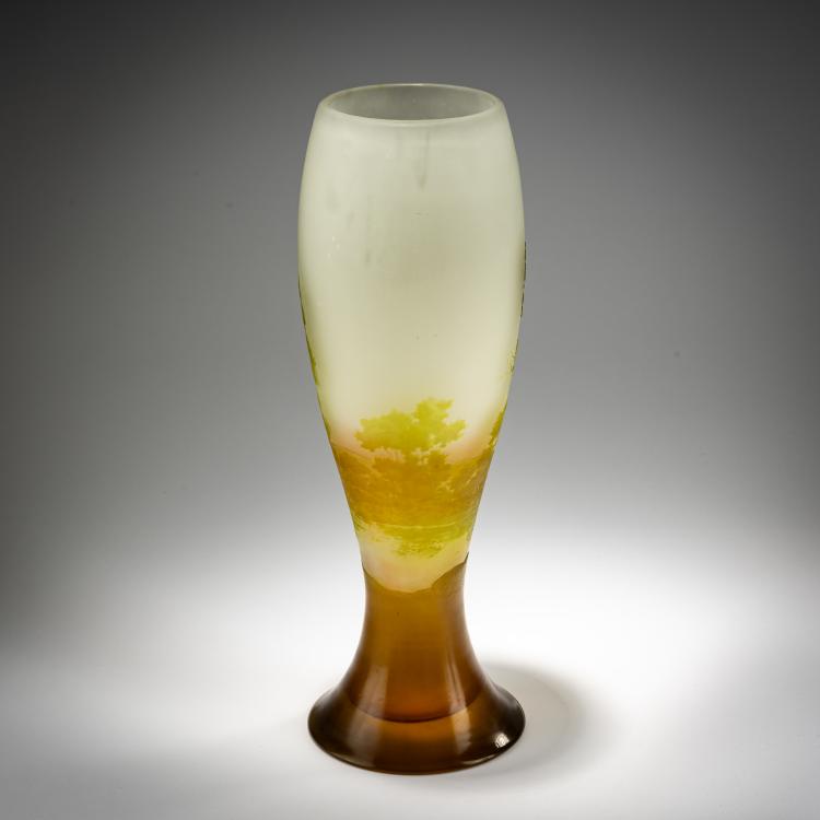Bild 4 zu Objekt, Gro&szlig;e Vase 'Paysage', 1908-20, Gall&eacute;, Nancy, 182A 124