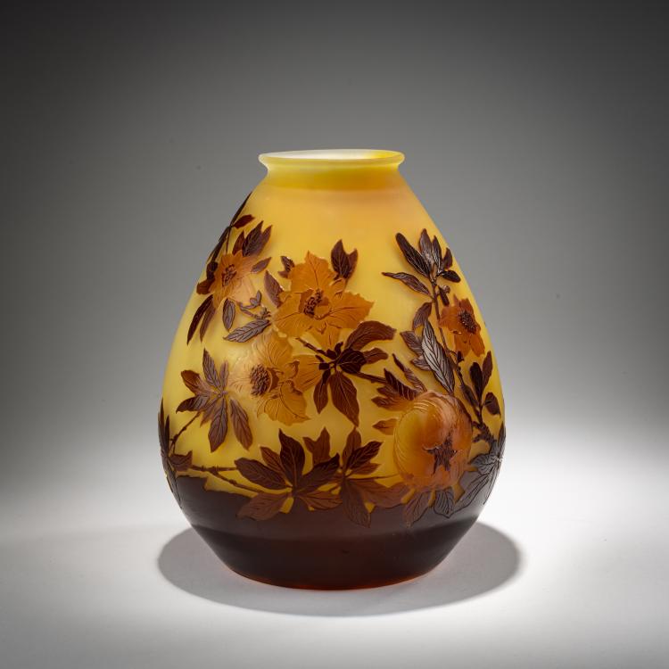 Hauptbild zu Objekt, Vase 'Cognassier', 1925-36, Gall&eacute;, Nancy, 182A 137