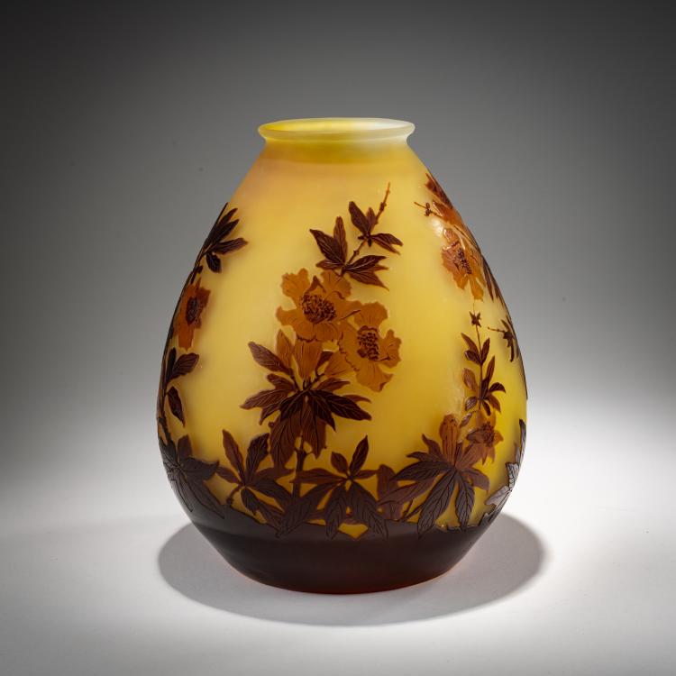 Bild 1 zu Objekt, Vase 'Cognassier', 1925-36, Gall&eacute;, Nancy, 182A 137