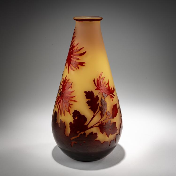 Bild 1 zu Objekt, Vase 'Chrysanth&egrave;mes', 1925-36, Gall&eacute;, Nancy, 182A 138